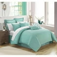 thumbnail image 2 of Chic Home Karlston 9-Piece Embroidered Comforter Set, King, Blue, 2 of 4