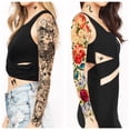thumbnail image 4 of Pegatinas temporales para tatuajes, 55 hojas, para hombres y mujeres, 4 of 6