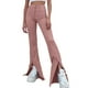 thumbnail image 1 of Vaqueros cargo de cintura media para mujer - Pantalones vaqueros elásticos de pierna ancha con bolsillos - Tejido ligero, estilo versátil para casa/playa/fiesta, 1 of 5