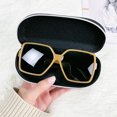 thumbnail image 3 of Estuche blando para gafas de sol con cremallera, bolsa de gafas de neopreno, bolsas organizadoras portátiles de cuero PU para gafas, 3 of 5