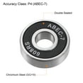 thumbnail image 4 of Uxcell Deep Groove Ball Bearings ABEC7 for Skateboard Inline Roller Skates ABEC-7 Black, 4 of 5