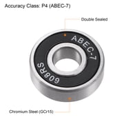 Uxcell Deep Groove Ball Bearings ABEC7 for Skateboard Inline Roller Skates ABEC-7 Black