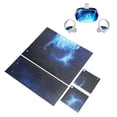 thumbnail image 4 of VR Glasses Protective Stickers, Compact VR Glasses Sticker PVC Matte Clear Classy Unique  for Quest 2 Splash Ink and Color, Dancing,Blue Fire,Loyalty Guan Gong,Spider,Black and, 4 of 8