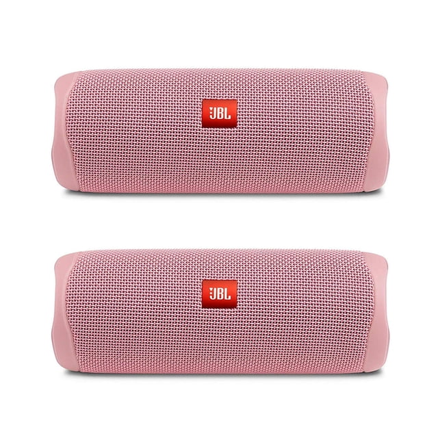 Par de Parlantes Bluetooth Inalámbricos Impermeables JBL Flip 5 Rosa