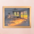 thumbnail image 1 of Lámpara de mesa Atmosphere, lámpara moderna, pintura para pared, decoración de dormitorio (B), 1 of 7