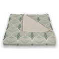 thumbnail image 3 of Creative Products Abstract Leaves 50 x 60 Coral Fleece Blanket, 3 of 3