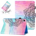 thumbnail image 1 of SaniMore Protective Case for iPad 10th Generation 10.9" 2022, PU Leather Case Color Painting Magnetic Clasp Card Slot Pen Holder Anti-slip Strip Auto Wake/Sleep Stand Shockproof TPU Shell, Mandala, 1 of 9