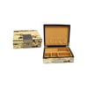 High Gloss Lacquered Valet Box - Exotic Ice Burl Finish - 9.75W x 2.5H in.