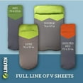 thumbnail image 4 of Klymit 13PCGRLXD - V Sheet Luxe Sleeping Pad Cover, 4 of 6
