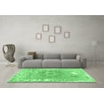 thumbnail image 3 of Ahgly Company Indoor Rectangle Abstract Emerald Green Contemporary Area Rugs, 6' x 9', 3 of 4