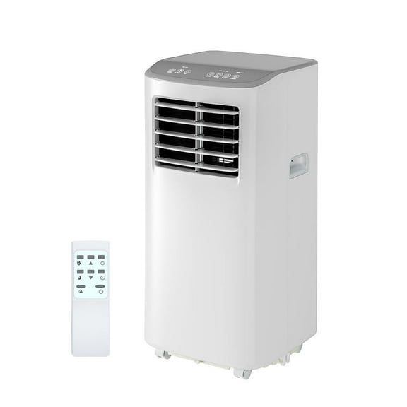Portable Air Conditioner, 8000 BTU 3-in-1 Unit with Fan Mode, Remote & Ventless Design, Portable Room Air Conditioner,Gray