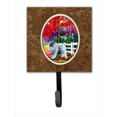 

Carolines Treasures SS8432SH4 Keeshond Leash or Key Holder 7Hx4.25W multicolor