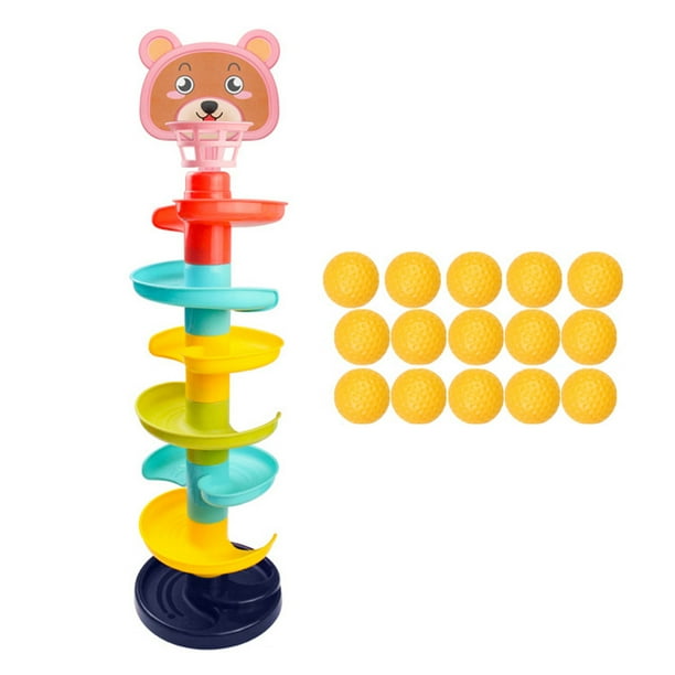 Roll Swirling Tower Toy,Ball Tower Toy 15 Ball Tower Toy Kids Ball