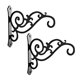 thumbnail image 2 of Colgador de pared para hierro de 2 piezas, decorativo para colgar en pared para exteriores, para cesta, , comedero 2954X24 CM Sunnimix soporte para colgar, 2 of 8