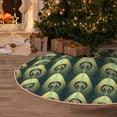 thumbnail image 5 of Haiem Peacock Gold Feather Pattern Christmas Tree Skirt Merry Christmas Party Christmas Tree Decoration,New Year Decorations-48", 5 of 6