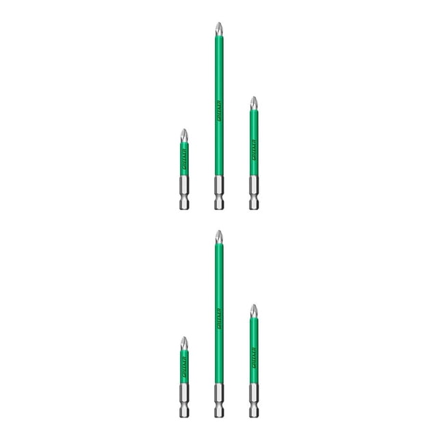 Riwesomey Kit de brocas de destornillador GREENER antideslizante DIY extracción destornillador herramientas de repuesto Extractor 65/90/150mm 3 uds 65/90/150mm 3PCS 2piezas Riwesomey CBP262724