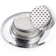 thumbnail image 4 of Juego de colador de acero inoxidable de 3 piezas: ideal para ducha, lavabo y bañera, 11,5 cm de diámetro. Accesorios de cocina de primera calidad., 4 of 7