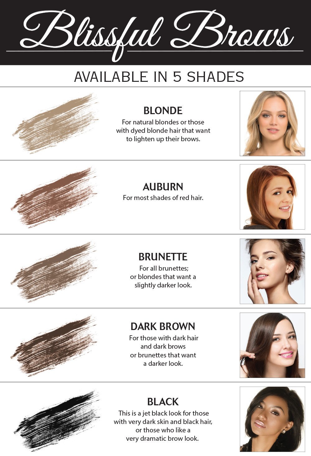 Blissful Brows By Hairgenics One Step Long Lasting Tinted