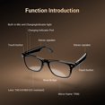 thumbnail image 4 of GJX Smart Glasses with Photochromic Lenses for Men and Women-Uv/Blue Light Protection,Voice Assistant,Hands-Free Calls,Music Playback,Lightweight for Business&Travel, 4 of 8