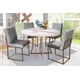 thumbnail image 4 of Comedor Soria 4 Sillas Oro Redondo Tubular y Cubierta de Formica, 4 of 5