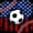 Red White, variant on Manfei Soccer Football Twin Comforter Sets,Patriotic Us Flag Bedding Set,Red White,Black Reversible,2pcs,1 Comforter and 1 Pillowcase