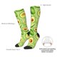 thumbnail image 4 of Fotbe Green Avocado Calcetas Divertidas Estampadas para Hombre y Mujer, Calcetas de Algodón hasta la Rodilla para Caminar, Correr, Enfermería y Embarazo, 4 of 6