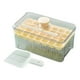 thumbnail image 1 of Wosthever Bandeja de cubitos de hielo de calidad alimentaria ABS con cubierta a prueba de polvo para hacer cubitos de hielo convenientes Cocina y Comedor tipo+2 28 rejillas, 1 of 6