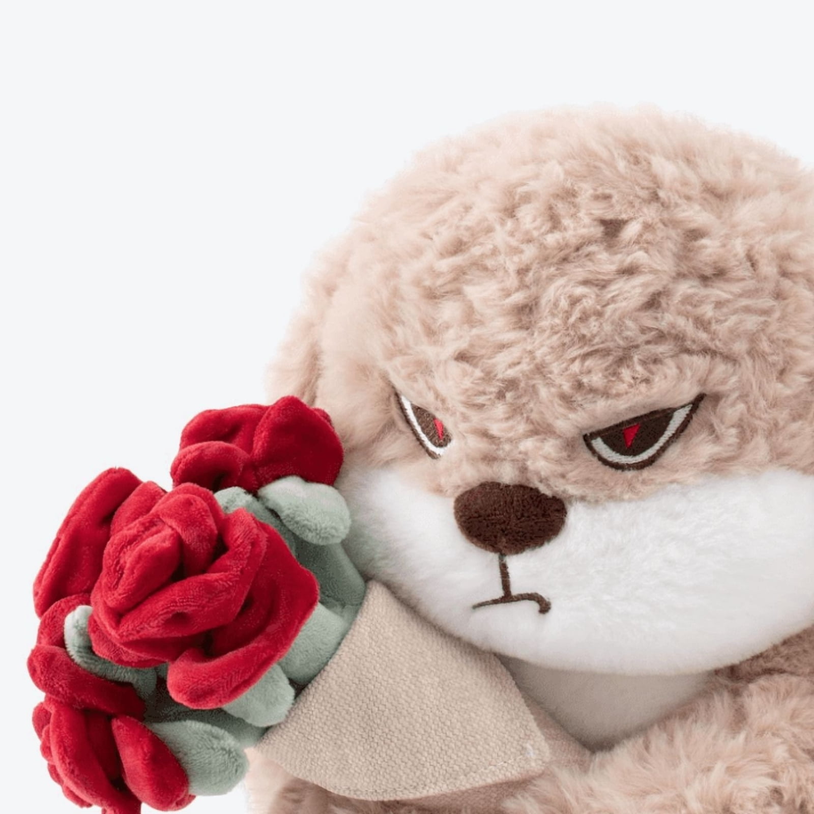 Cute Bunny Plush Toy with Rose Soft Stuffed Rabbit Doll Kawaii Plush Gift Decorative Toy