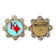 thumbnail image 1 of El rey de la fortuna Broche de flores, regalo de joyería para mujeres y niñas Unbranded  M, 1 of 3