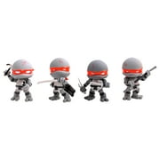 Angle View: Teenage Mutant Ninja Turtles Battle Damage Action Vinyl Figures 4-Pack - 2015 San Diego Comic-Con Exclusive