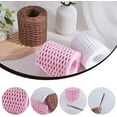 thumbnail image 4 of 218 Yards Gift Wrapping Raffia Ribbon Natural Bulk Packing Raffia Paper Twine Rolls Pink Twisted Crochet String for DIY Crafts Florist Bouquets Christmas Festival Birthday Decoration for DIY, 4 of 9