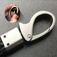 thumbnail image 5 of Metal Key Chain Car Key Holders PU Rope Horseshoe Buckle Hook Automotive Supplies, 5 of 8