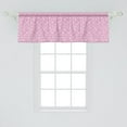 thumbnail image 2 of Ambesonne Animal Lover Valance Pack of 2, Funny Animals Pink, 54"X18", Pale Pink Purple, 2 of 4