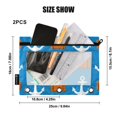 thumbnail image 3 of ALAZA 2 Pack Pencil Pouch Blue Anchors Pencil Case for 3 Ring Binder Clear Window Pencil Bag Organizers, 3 of 6