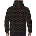 thumbnail image 7 of Haiem Red Poker Patterned Men's Hoodie with Kangaroo Pocket - Ideal Pullover Sweatshirt for Daily Wear, Travel, and Home-XX-Large, 7 of 7