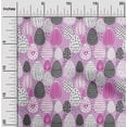 thumbnail image 2 of oneOone Viscose Chiffon Purple Fabric Easter Craft Projects Decor Fabric Printed By The Yard 42 Inch Wide, 2 of 4
