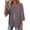 Grey Purple, variant on 3/4 Length Sleeve Summer Tops for Women Trendy Blouses V Neck Lace Shirt Beach Vacation Cruise Outfits