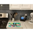 thumbnail image 2 of Boston Terrier Hippie Dawg Glass Cutting Board Large 12 in x 15 in, 2 of 5