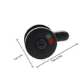 thumbnail image 2 of HAMPPLIES 3Pcs Privacy Locks Bolt Black Door Knob Lock For Commercial Use Plastic Design, 2 of 8
