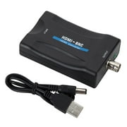 Shulemin Portable HDMI-compatible to BNC Video Converter PAL NTSC Signal Display Adapter with Cable