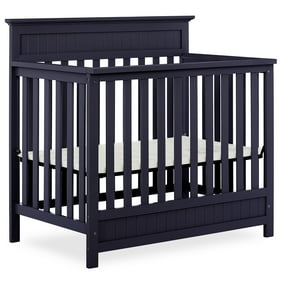 Dream On Me Ava 4 In 1 Convertible Mini Crib Pebble Grey