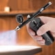 thumbnail image 3 of Kit de pistola pulverizadora con compresor de aire en miniatura universal de 100-240 V, color negro, con depósito de 7 CC y 0,3 mm, 3 of 8