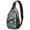 Cavalier King Charles Spaniel and Dog Paw, variant on Cavalier King Charles Spaniel and Dog Paw Sling Backpack, Unisex Hiking Chest Pack with Side Mesh Pockets, Earphone Hole Port Gift Ideas for Travel Shopping Commuting