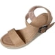 thumbnail image 2 of Zapatos de mujer con tacón de cuña, sandalias de talla grande con cuerda de cáñamo tejido de paja, zapatos de mujer Wmkox8yii  sa4049, 2 of 5