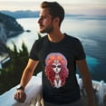 thumbnail image 5 of Large Tops For Men GraphicSkull Printed Tees Summer Everyday Short-Sleeved T Shirts Black or White XS-5XL, 5 of 5