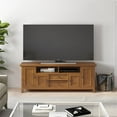 thumbnail image 3 of Pemberly Row Modern 72" Solid Wood TV Stand in Light Golden Brown, 3 of 19