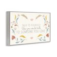 thumbnail image 3 of Stupell Industries Eclectic Floral Self Love Inspirational Gray Framed Giclee Art, 24 x 16, by Kim Allen, 3 of 8