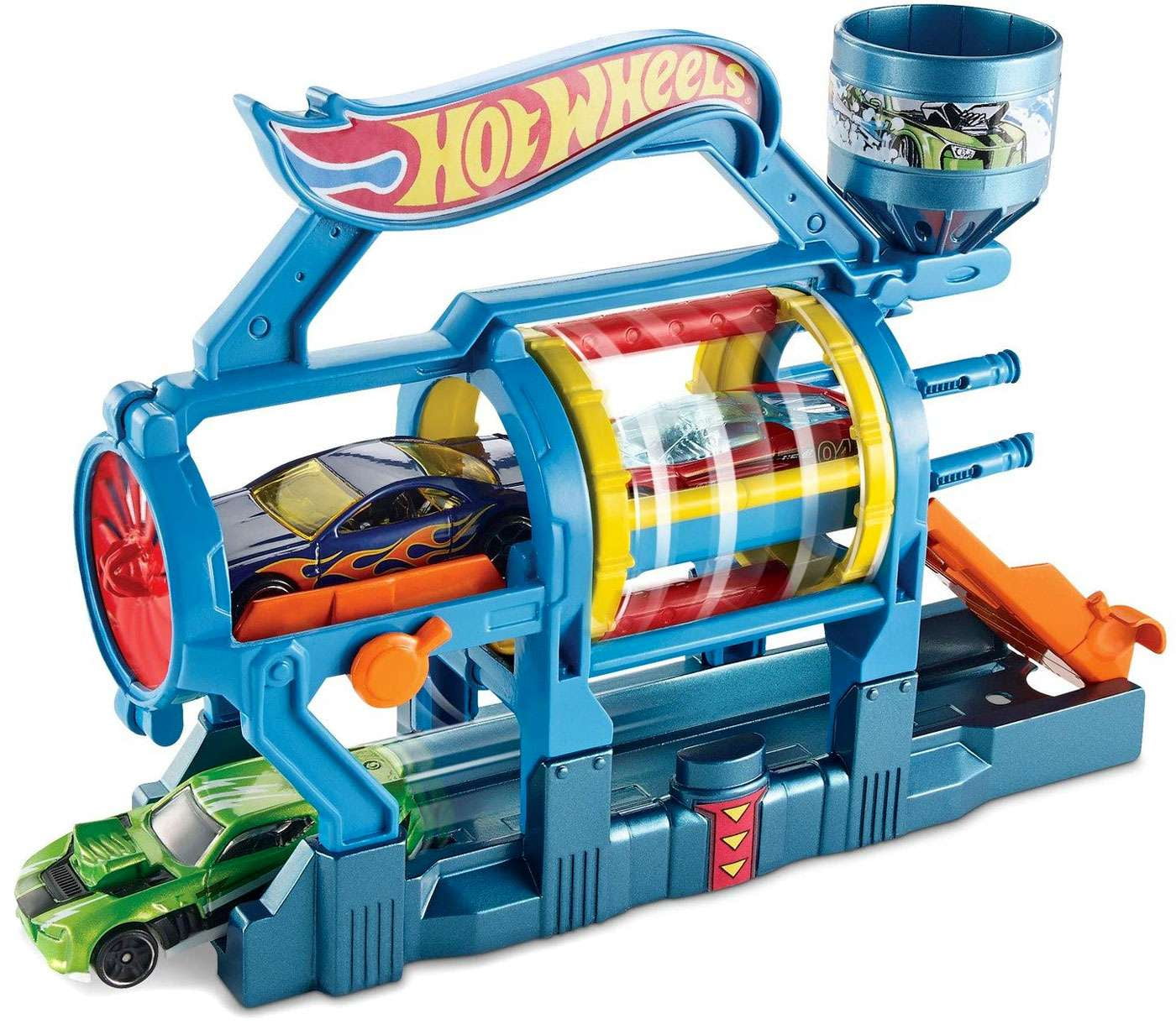 Hot Wheels Turbo Jet Car Wash Vehicle Playset