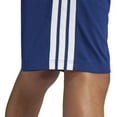 thumbnail image 4 of Men's adidas Essentials 3-Stripes Single Jersey Sportswear Shorts Color: Medium Grey Heather Size: S, 4 of 4