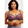 thumbnail image 4 of 247 Frenzy Women's Essentials Sofra PACK OF 6 PLUS Full Coverage Allover Lace Bras - DD Cups, 4 of 7